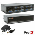 Distribuidor Vga Amplificado 1 Entrada 8 Saídas Prok - Tauu,pt