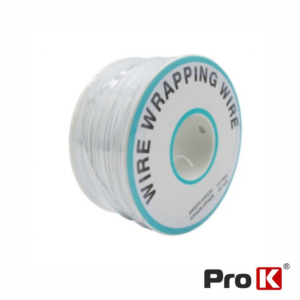 Cabo Multifilar Branco 0.25Mm Rolo 250M Prok - Tauu.pt