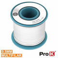 Cabo Multifilar Branco 0,5Mm Rolo 25M Prok - Tauu,pt