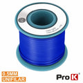 Cabo Unifilar Azul 0,5Mm Rolo 25M Prok - Tauu,pt