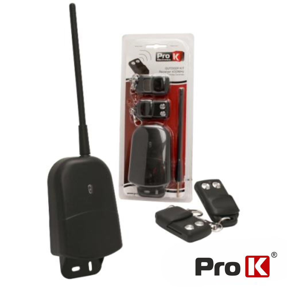 Kit Emissor Receptor De 2 Canais E 2 Comandos Exterior Prok - Tauu,pt