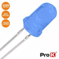 Led 5Mm Alto Brilho Azul Difuso Prok - Tauu,pt