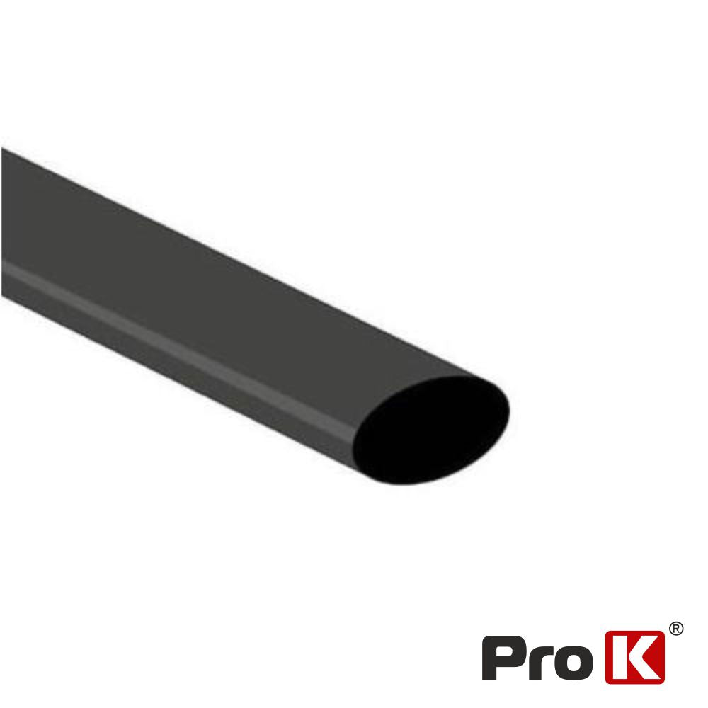Tubo Manga Termoretráctil 1.6Mm 1.2M 50X Preto Prok - Tauu.pt