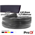 Tubo Manga Termoretráctil 9.5Mm 1.2M 25X Preto Prok - Tauu.pt