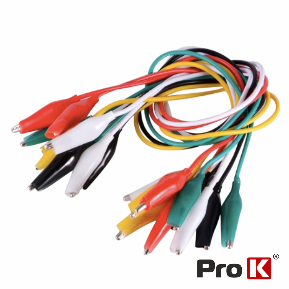 Conjunto 10 Fios 50Cm C/ Garras Crocodilo 45Mm Prok - Tauu.pt