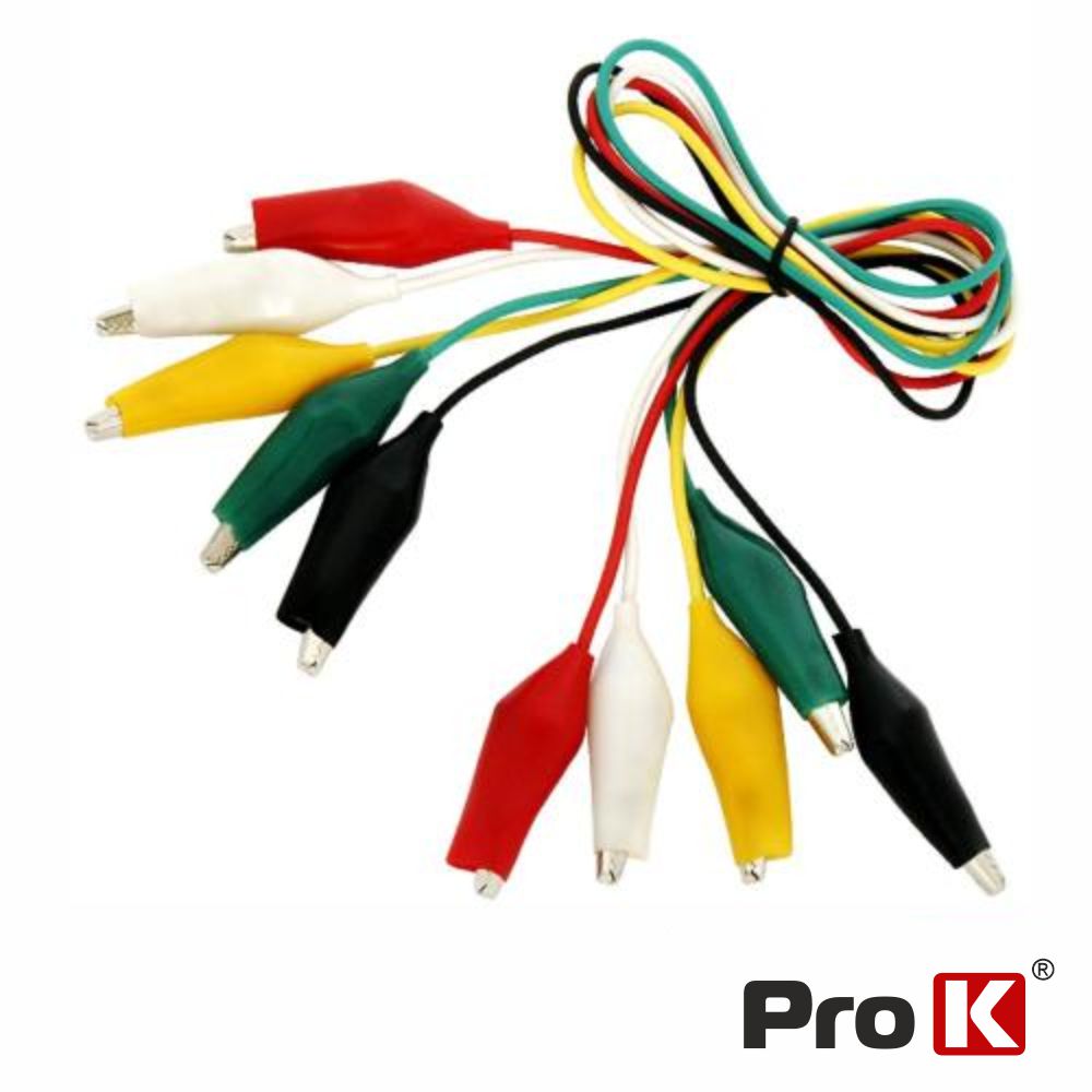 Conjunto 5 Fios C/ Garras Crocodilo Várias Cores Prok - Tauu,pt