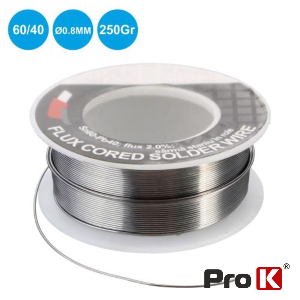Solda 0,8Mm 60/40 250G Prok - Tauu,pt