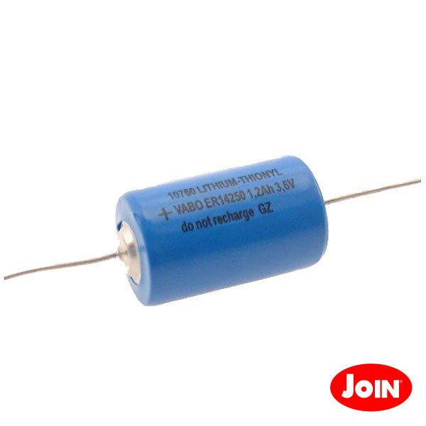 Pilha Lithium 1/2Aa Er14250 3,6V C/ Fios 1200Ma Join - Tauu,pt