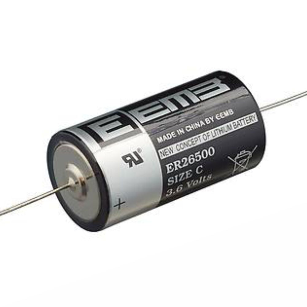Pilha Li-Socl2 Lr14/C Er26500 Terminais C/ Fios 3,6V 9000Ma - Tauu,pt