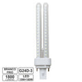 Lâmpada G24 15W=180W 230V Led 6400K 1800Lm - Tauu.pt