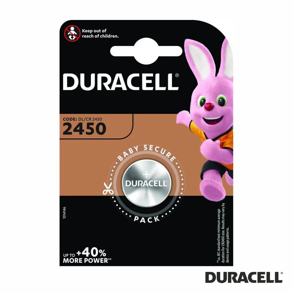 Pilha Lítio Botão Cr2450 3V Blister Duracell - Tauu,pt
