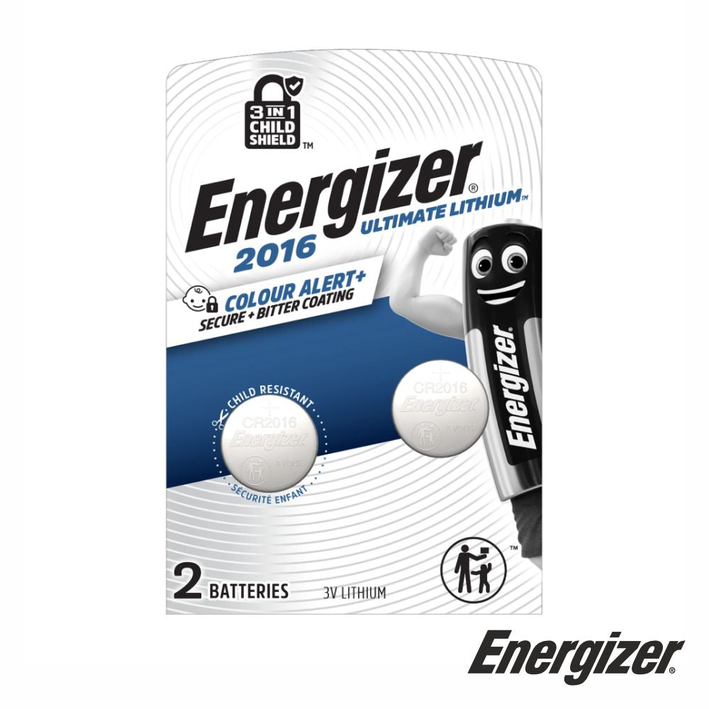 Pilha Lítio Ultimate Botão Cr2016 3V 2X Blister Energizer - Tauu,pt