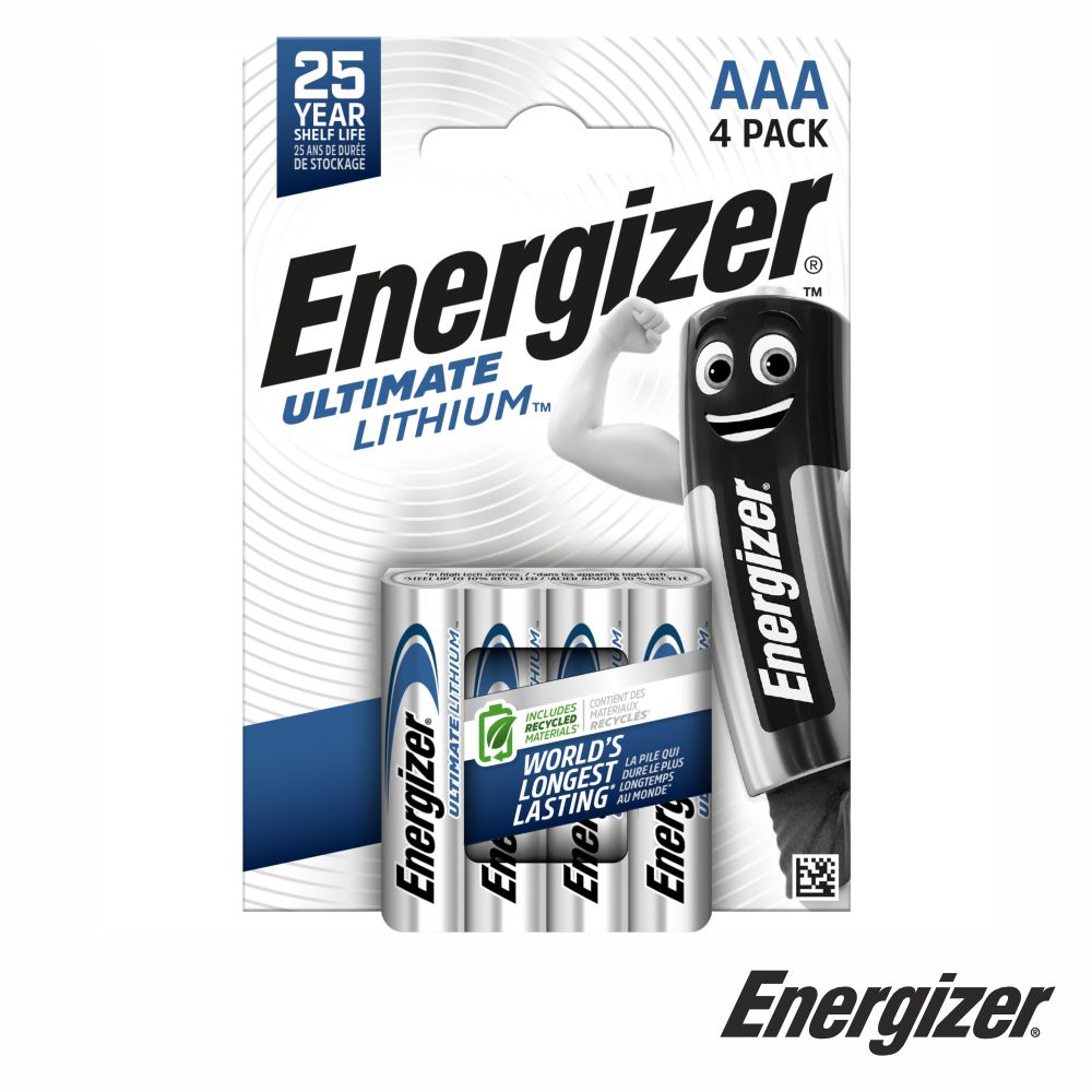 Pilha Alcalina Aaa 1.5V 4X Ultimate Lithium Energizer - Tauu.pt
