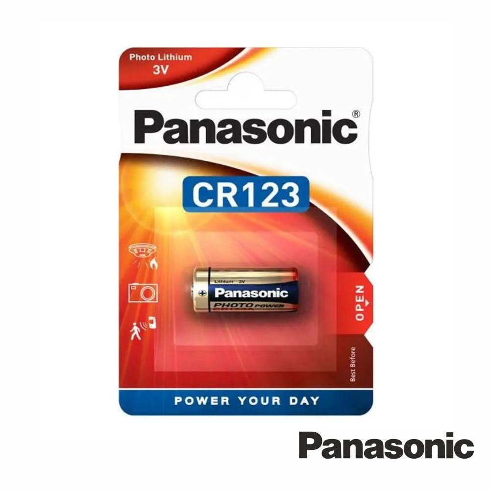 Pilha Lithium Cr123A 3V 1300Ma Panasonic - Tauu.pt