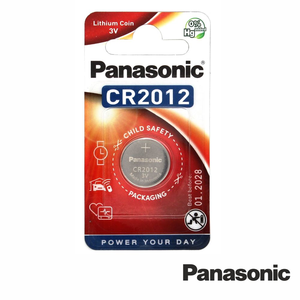 Pilha Lítio Botão Cr2012 3V Blister Panasonic - Tauu,pt