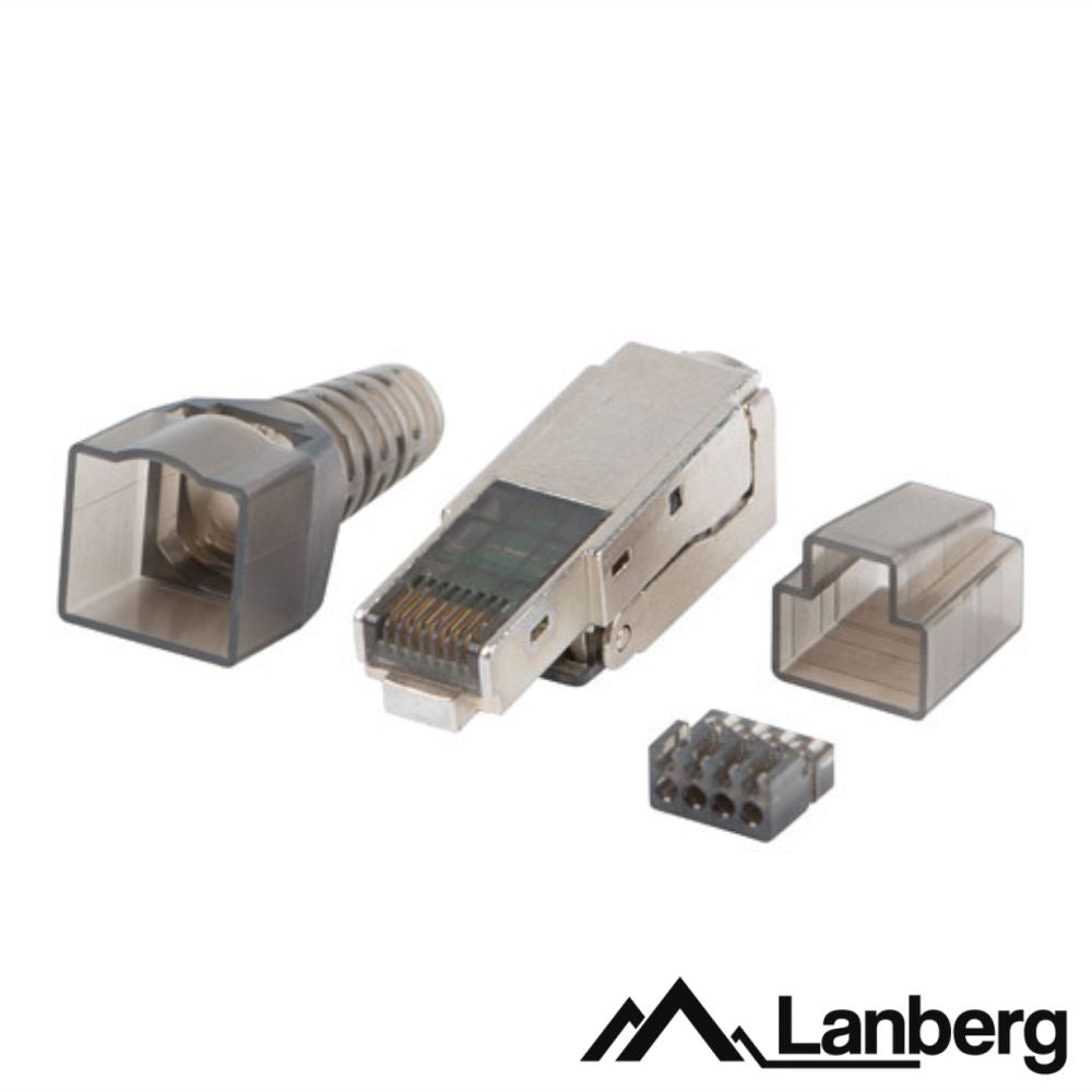 Ficha Rj45 Modular 8P8C Cat6A Lanberg - Tauu,pt