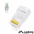 Ficha Rj45 Modular 8P8C Cat5E Passante 100Pcs Lanberg - Tauu.pt