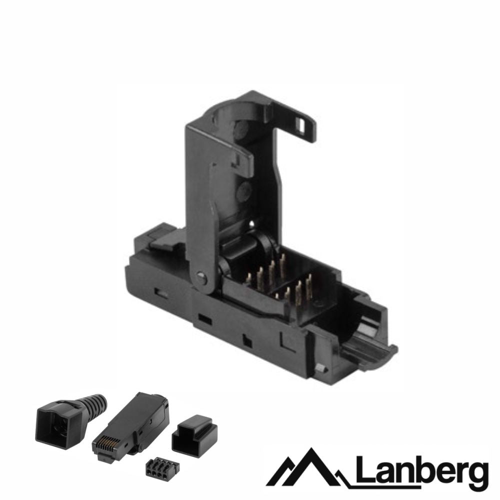 Ficha Rj45 Modular 8P8C Cat6 Keystone Lanberg - Tauu.pt