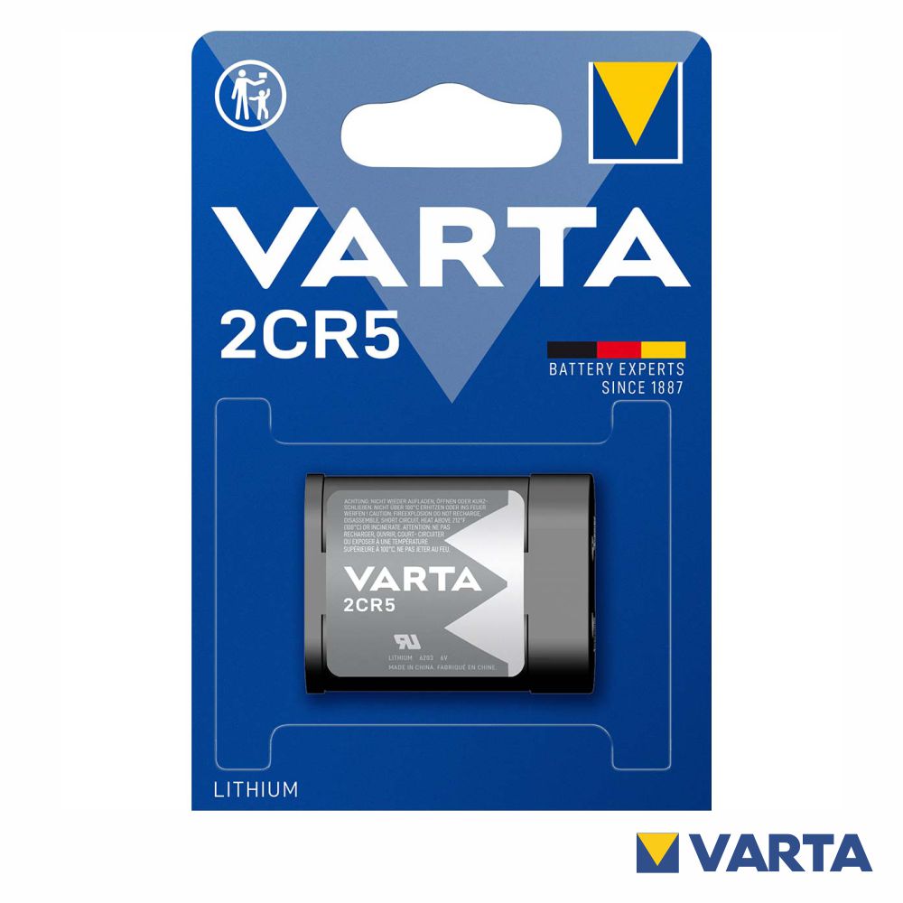 Pilha Lithium 2Cr5 6V Blister Varta - Tauu.pt