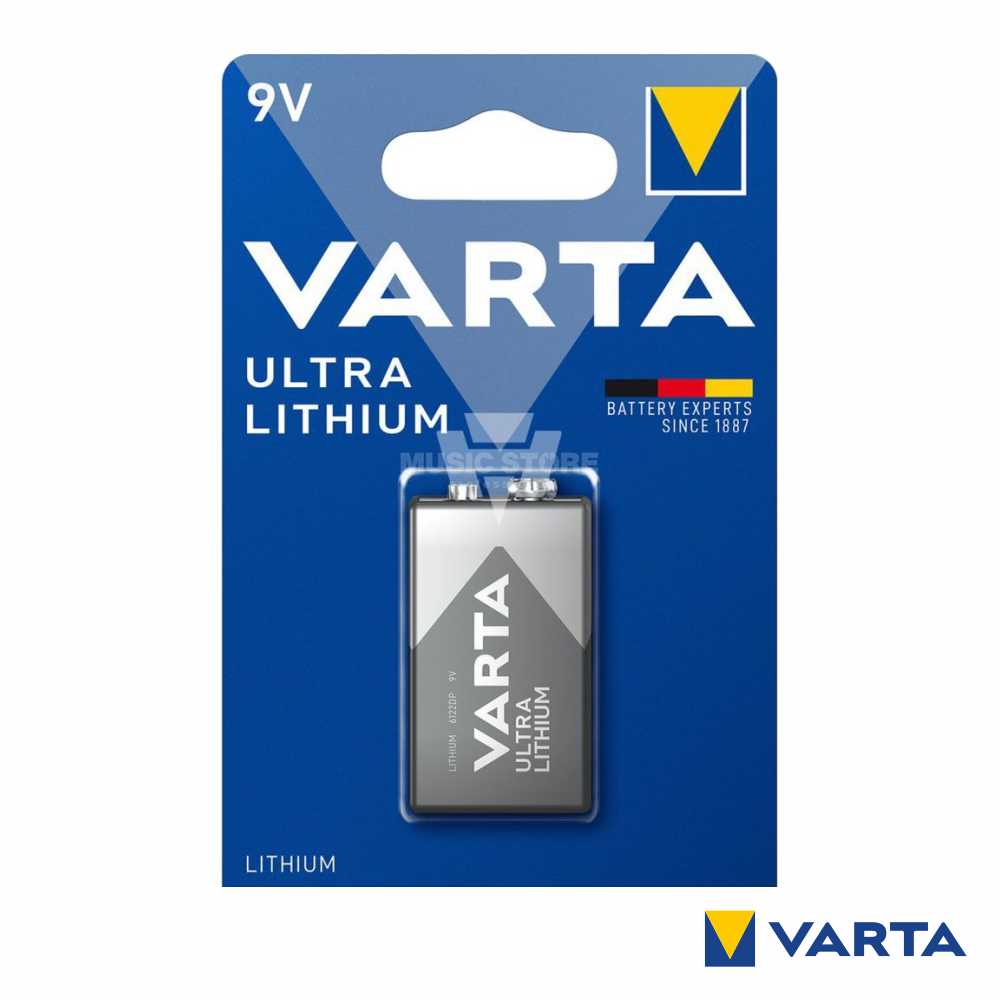 Pilha Lítio 9V/6Lr61 6122 Ultra Varta - Tauu.pt