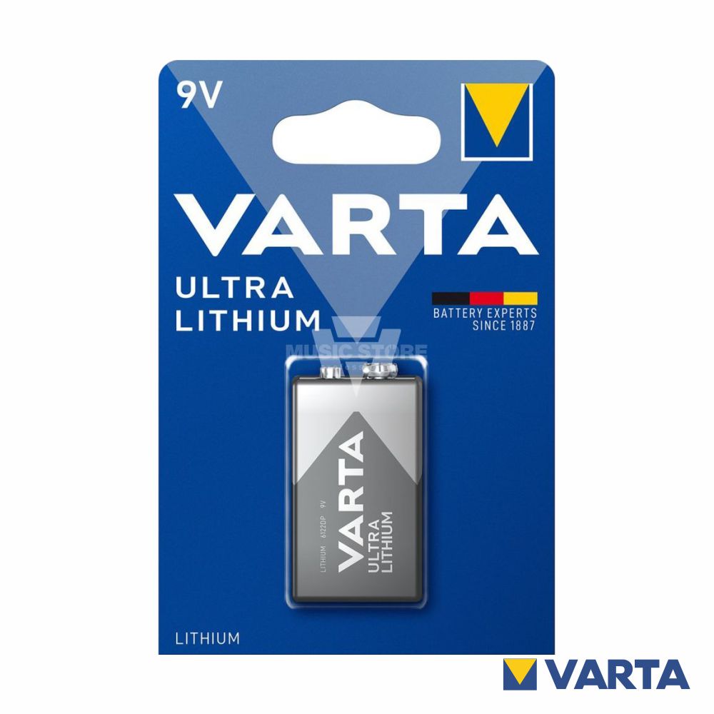Pilha Lítio 9V/6Lr61 6122 Ultra Varta - Tauu.pt