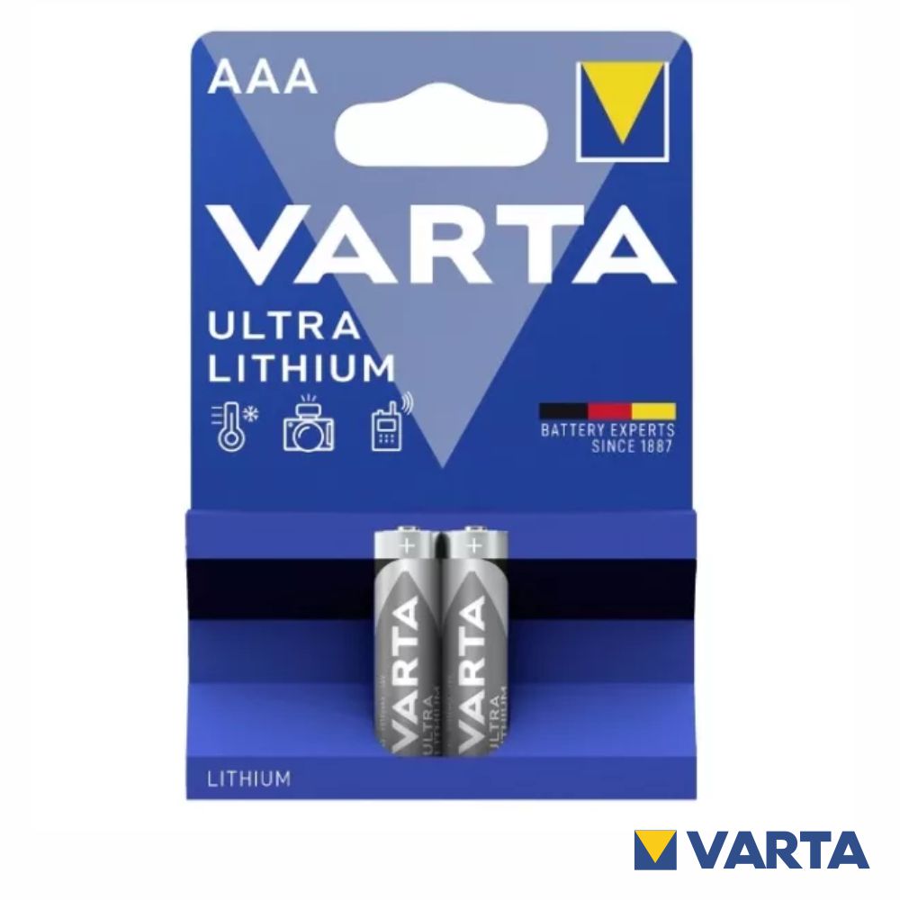 Pilha Ultra Lítio Lr3/Aaa 1.5V 2X Blister Varta - Tauu.pt
