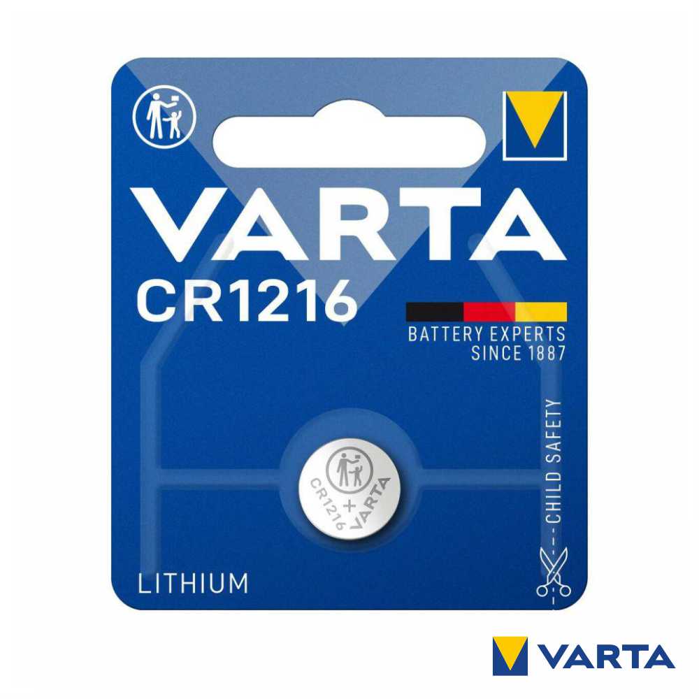 Pilha Lítio Botão Cr1216 3V Blister Varta - Tauu,pt