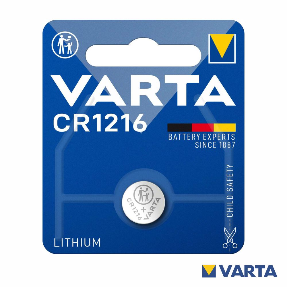 Pilha Lítio Botão Cr1216 3V Blister Varta - Tauu.pt
