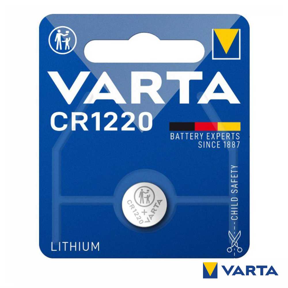 Pilha Lithium Botão Cr1220 3V Blister Varta - Tauu,pt