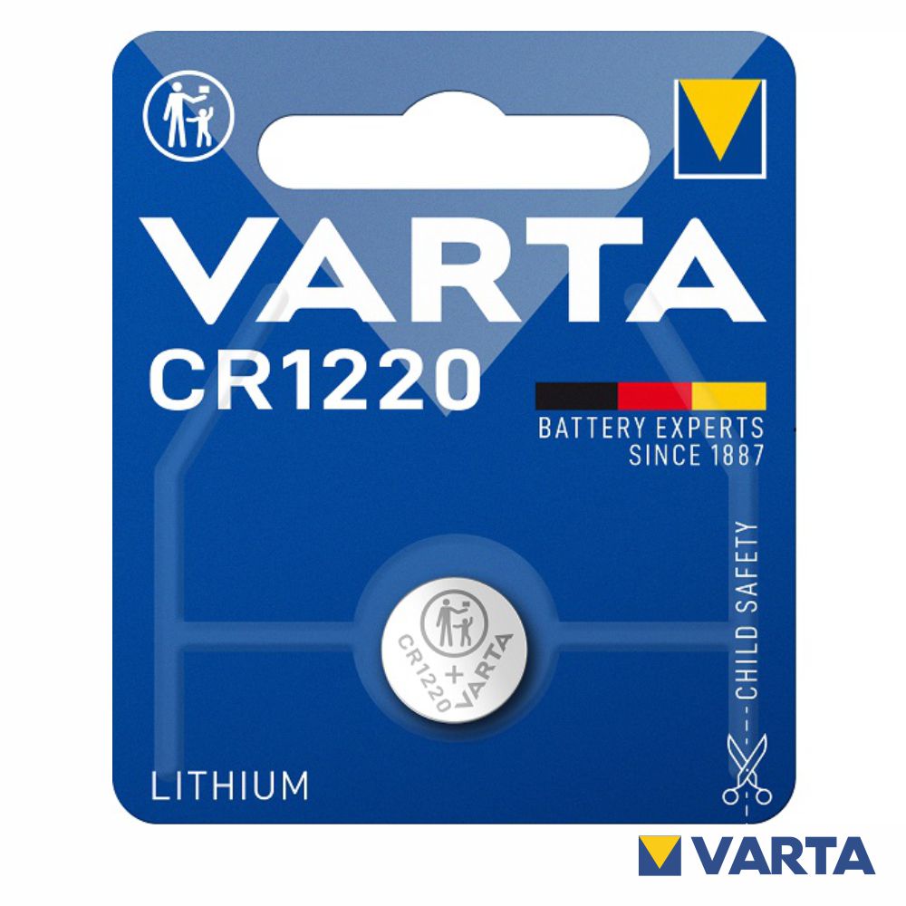 Pilha Lithium Botão Cr1220 3V Blister Varta - Tauu.pt
