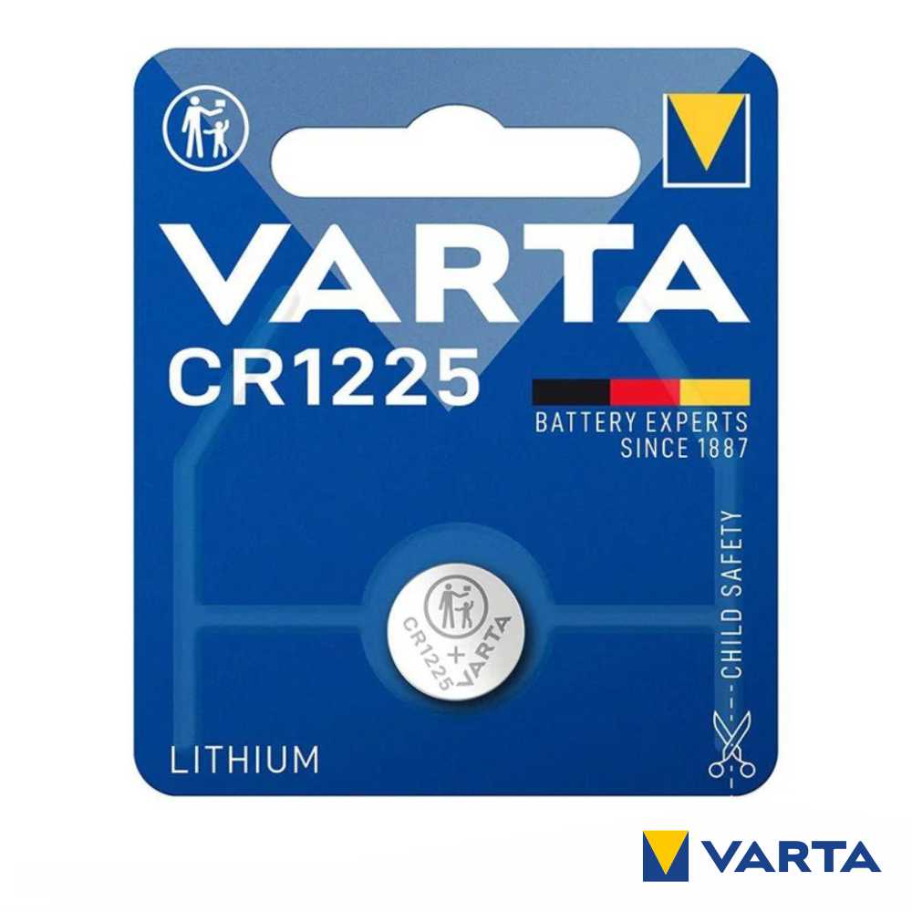 Pilha Lithium Botão Cr1225 3V Blister Varta - Tauu,pt
