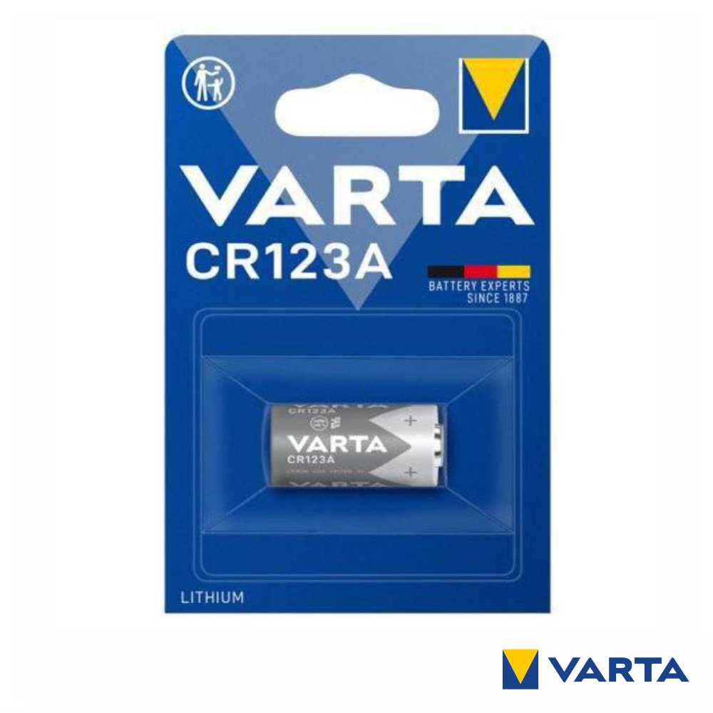 Pilha Lithium Cr123A 3V Blister Varta - Tauu,pt