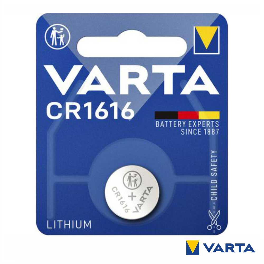 Pilha Lithium Botão Cr1616 3V Blister Varta - Tauu,pt