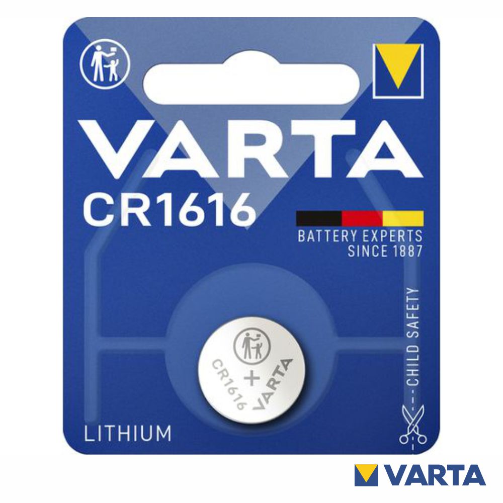 Pilha Lithium Botão Cr1616 3V Blister Varta - Tauu.pt