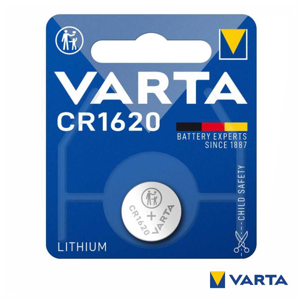 Pilha Lithium Botão Cr1620 3V Blister Varta - Tauu,pt