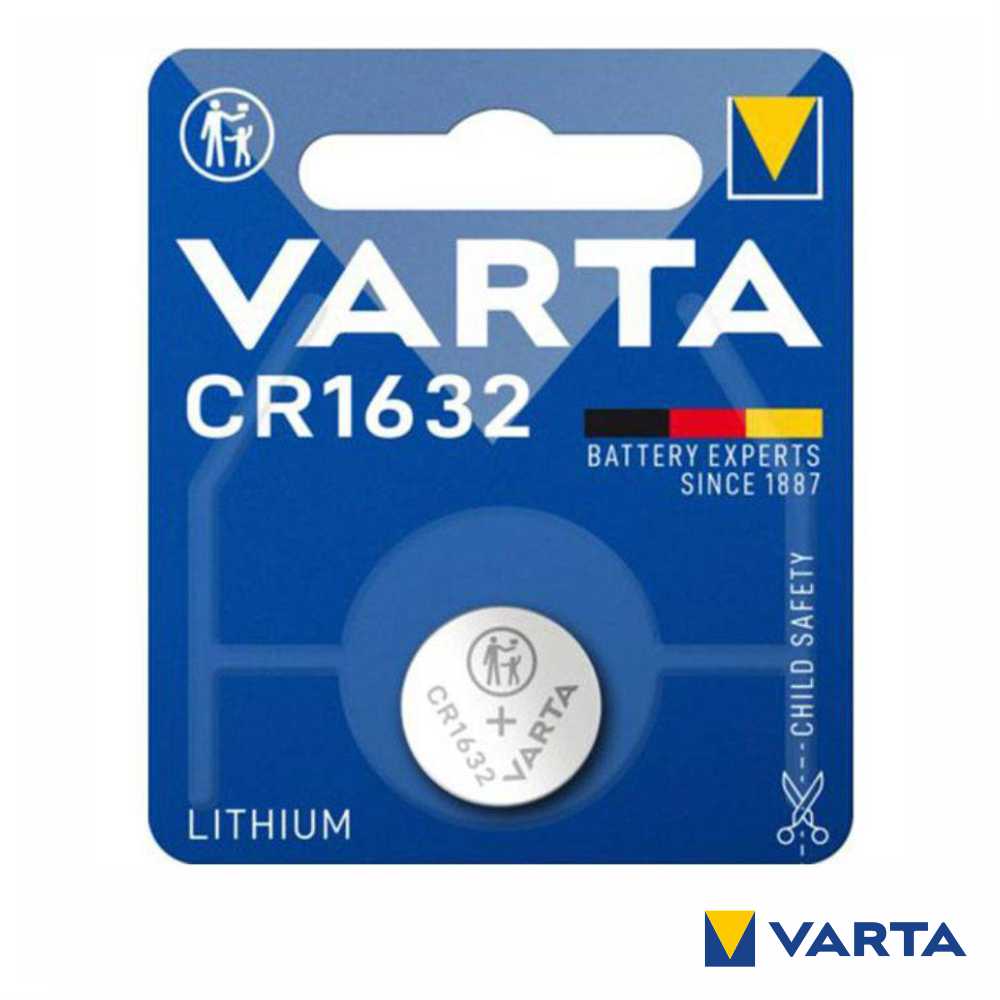 Pilha Lithium Botão Cr1632 3V Blister Varta - Tauu,pt