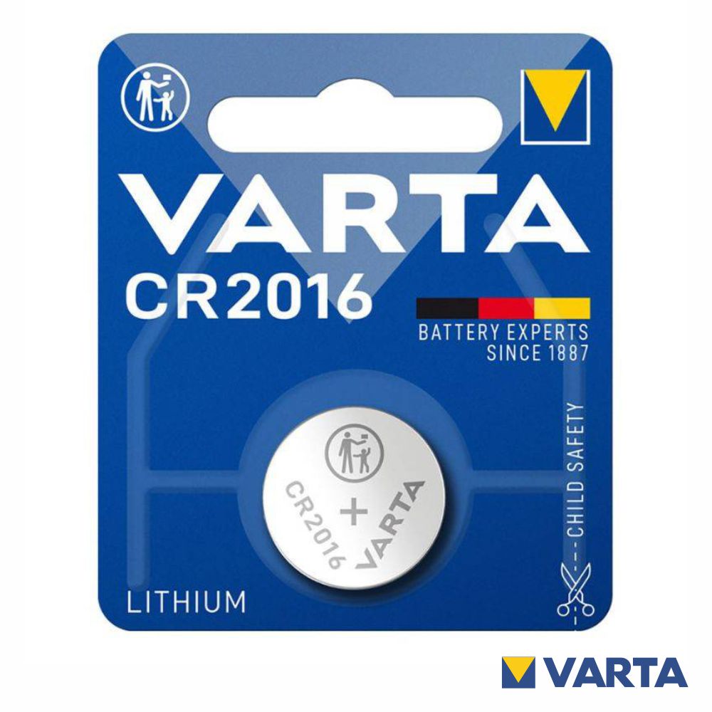 Pilha Lithium Botão Cr2016 3V Blister Varta - Tauu.pt