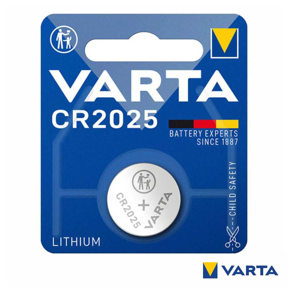 Pilha Lithium Botão Cr2025 3V Blister Varta - Tauu,pt