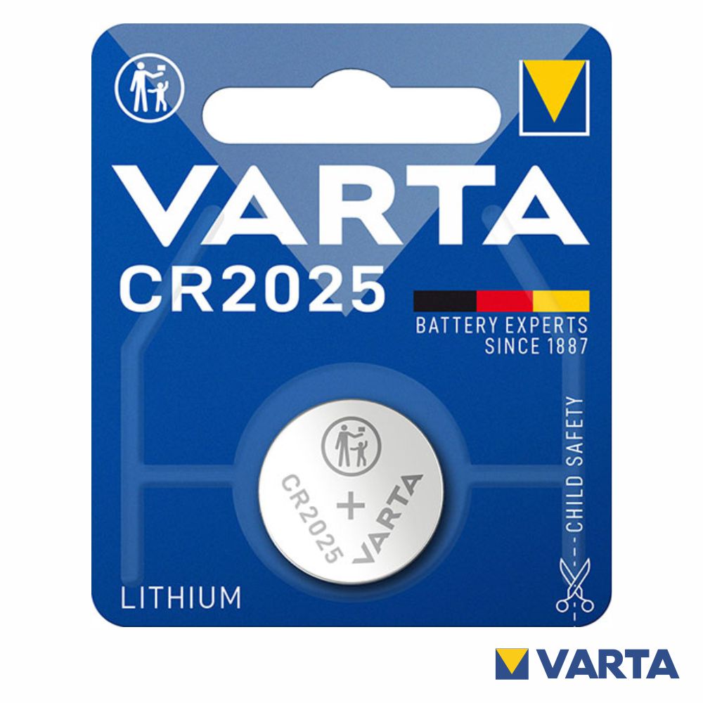 Pilha Lithium Botão Cr2025 3V Blister Varta - Tauu.pt