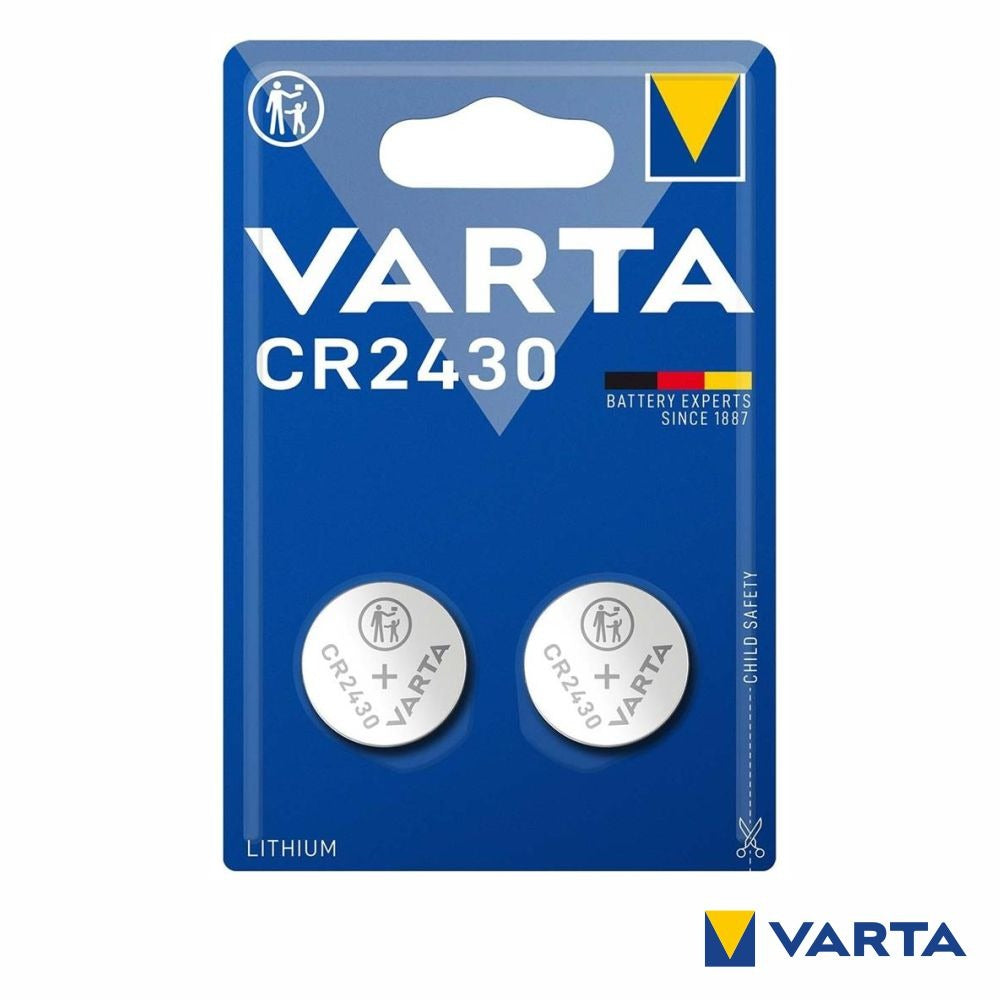 Pilha Lítio Botão Cr2430 3V 2X Blister Varta - Tauu.pt