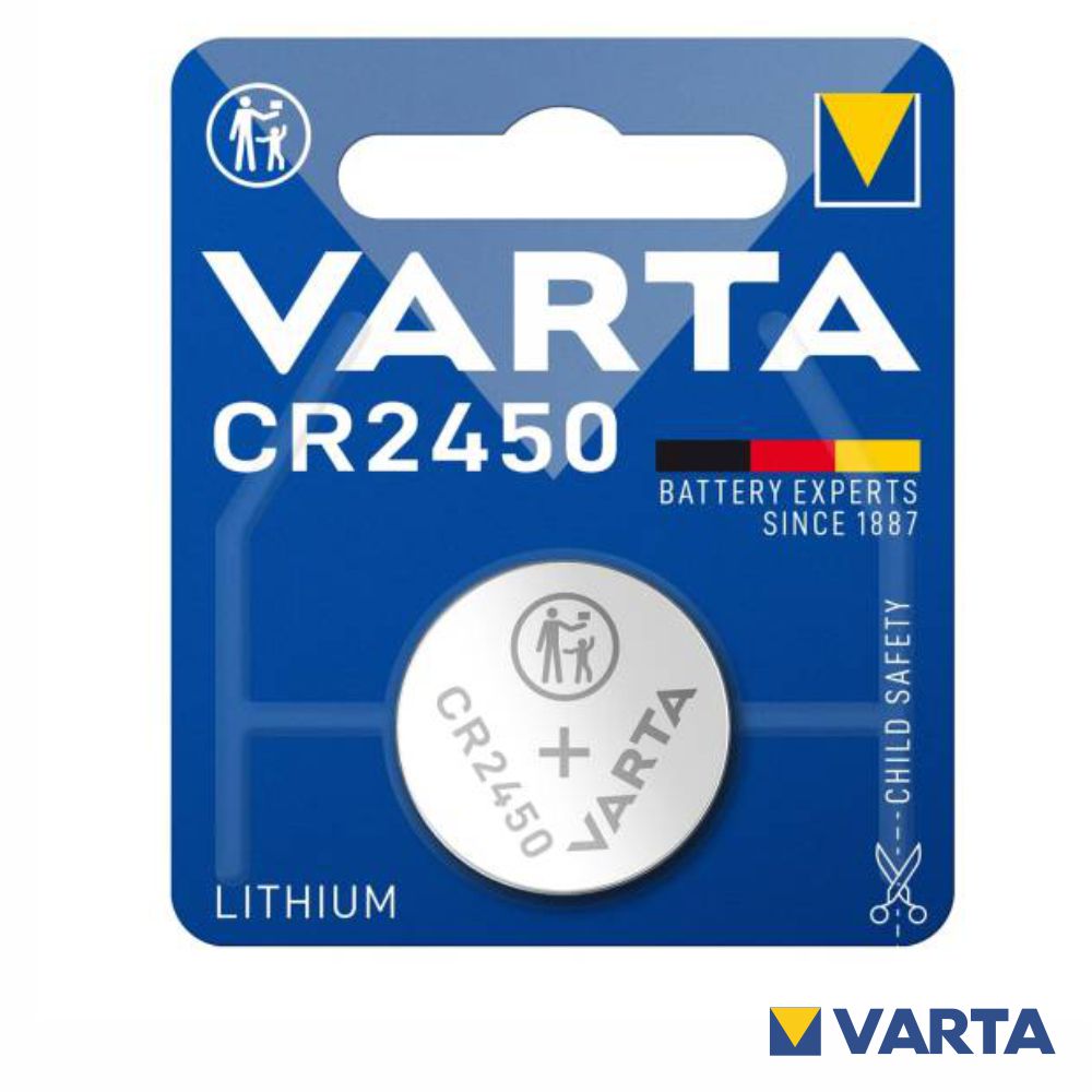 Pilha Lithium Botão Cr2450 3V Blister Varta - Tauu.pt
