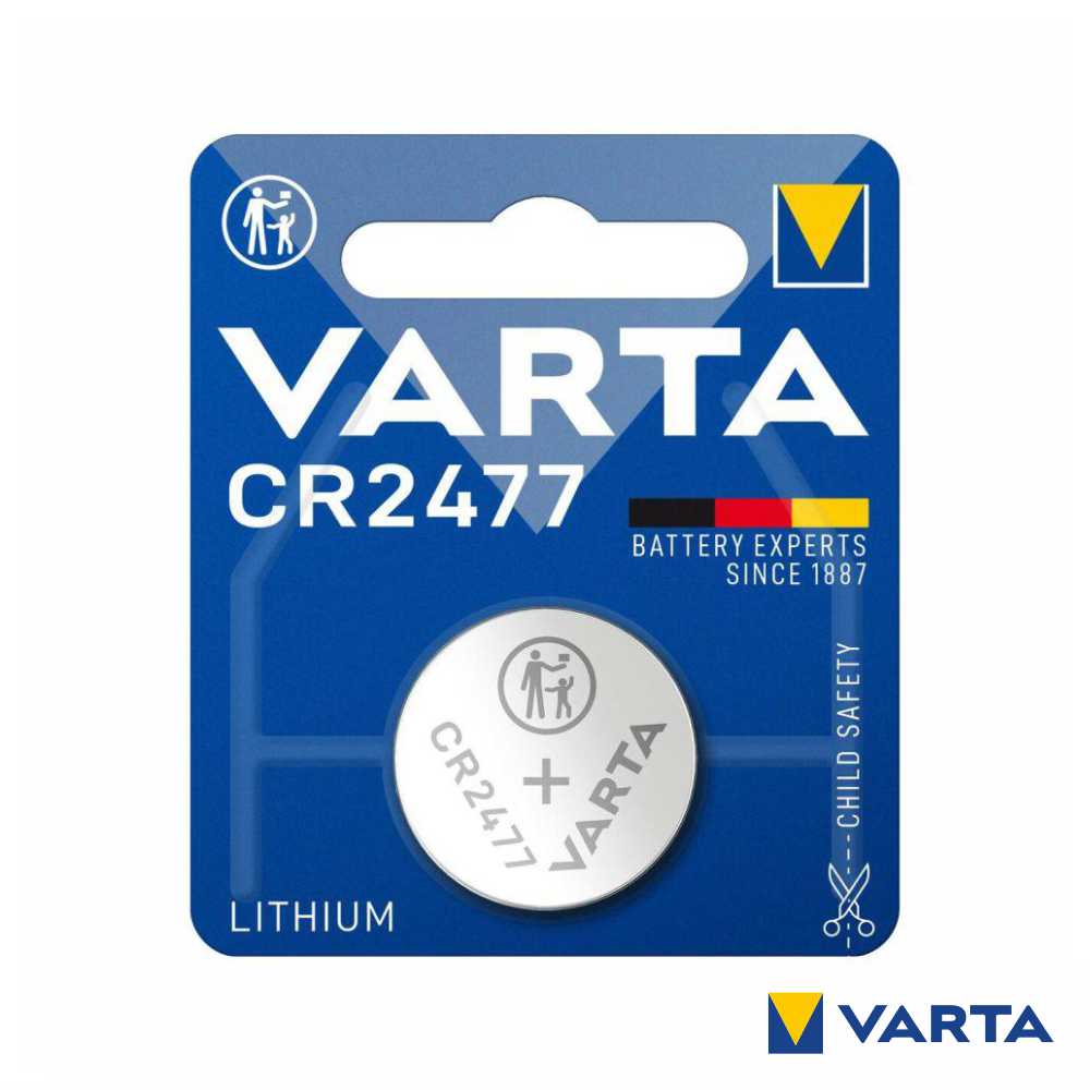 Pilha Lítio Botão Cr2477 3V Blister Varta - Tauu,pt