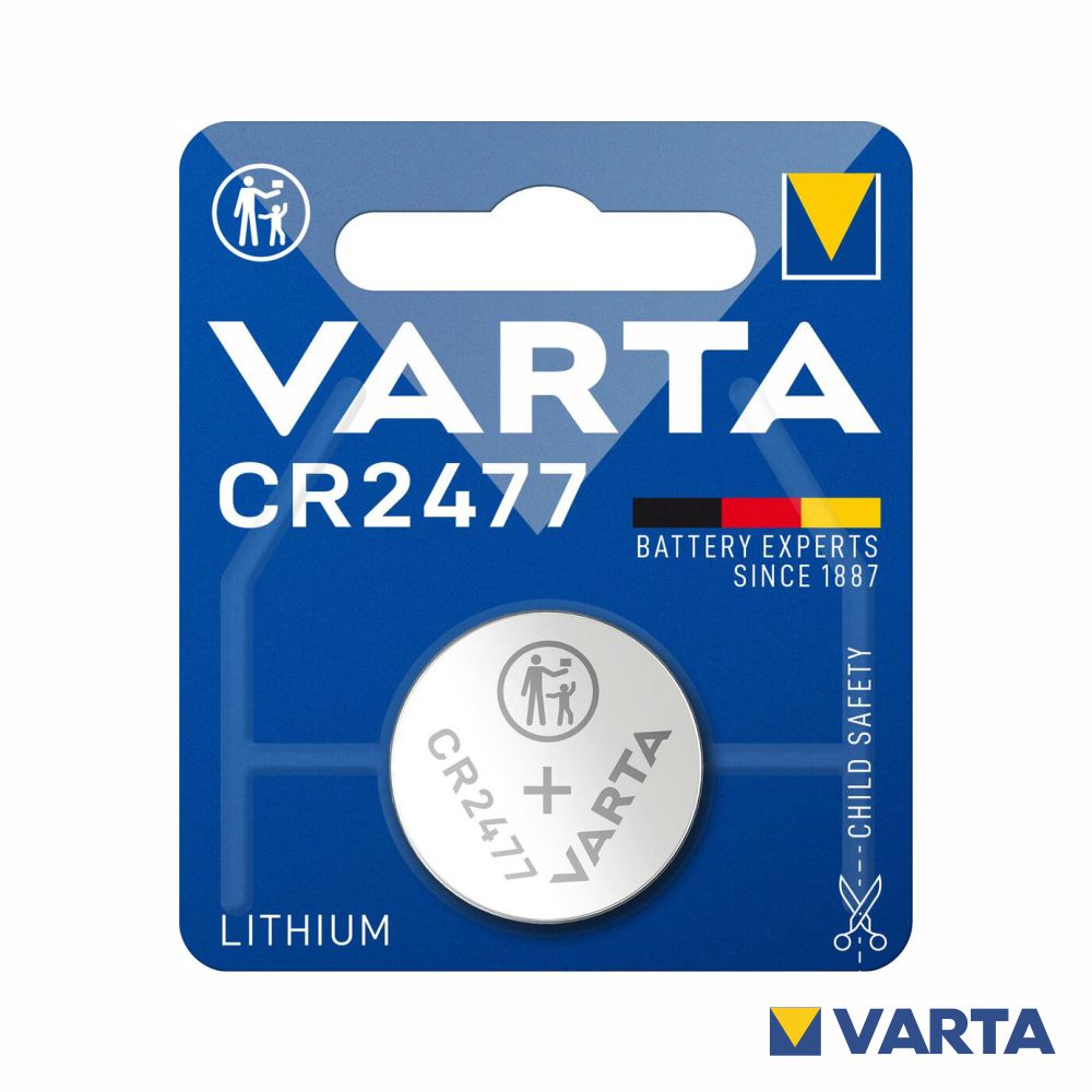 Pilha Lítio Botão Cr2477 3V Blister Varta - Tauu.pt