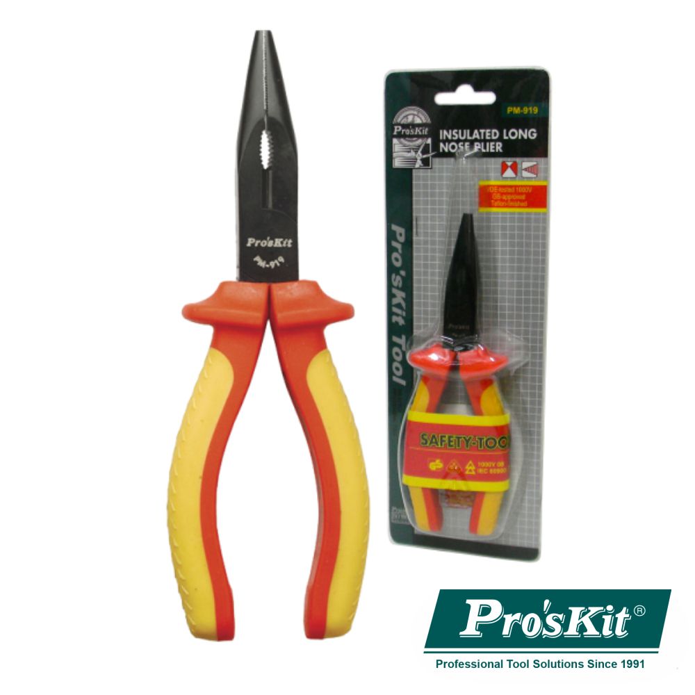 Alicate De Pontas Longas Profissional 170Mm Proskit - Tauu.pt