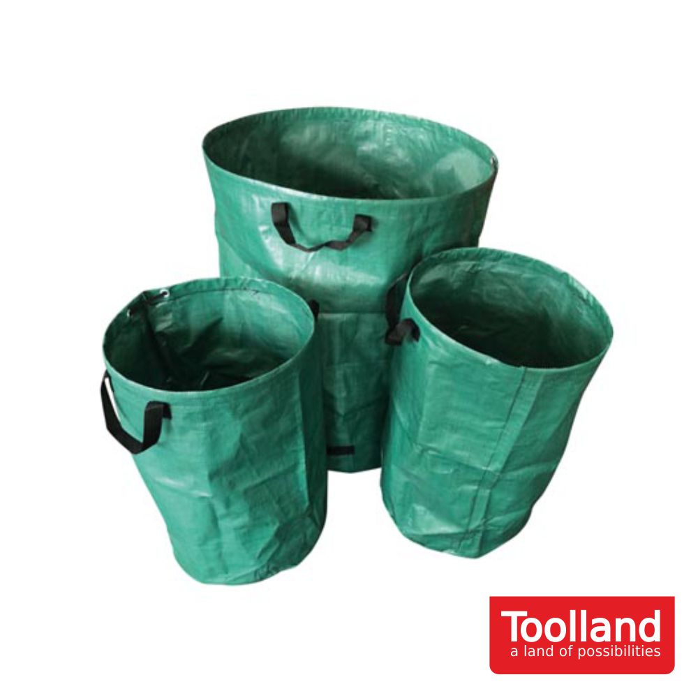 Conjunto De 3 Sacos De Jardim 1X 270L + 2X 65L Toolland - Tauu.pt