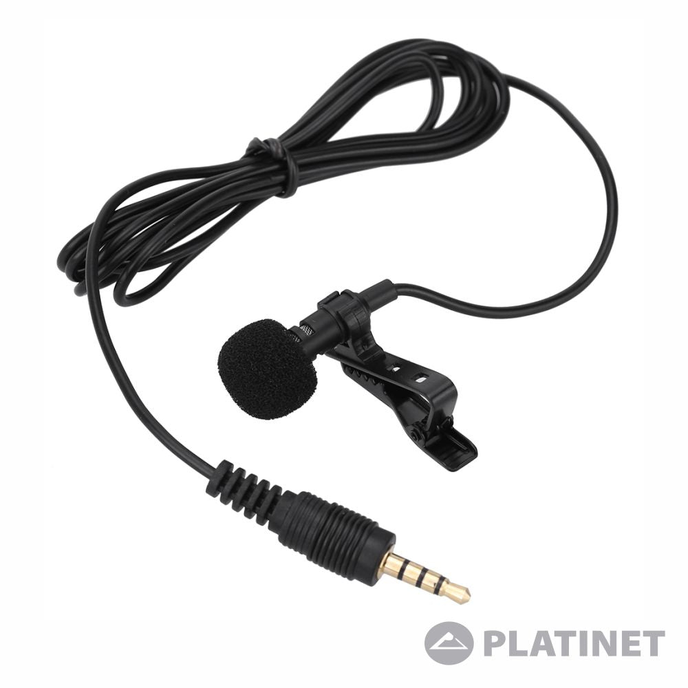 Microfone Lapela Preto - Tauu.pt