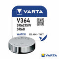 Pilha Óxido Prata Botão V364/Sr621Sw/Sr60 1,55V Varta - Tauu,pt