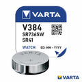 Pilha Óxido Prata Botão V384/Sr736Sw/Sr41 1.55V Varta - Tauu.pt