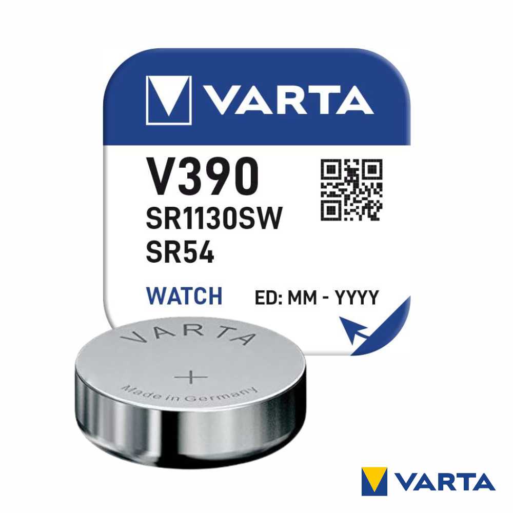 Pilha Óxido Prata Botão V390/Sr1130Sw/Sr54 1,55V Varta - Tauu,pt