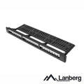 Painel 24 Portas Keystone C/Organizador 1U 19" Lanberg - Tauu.pt